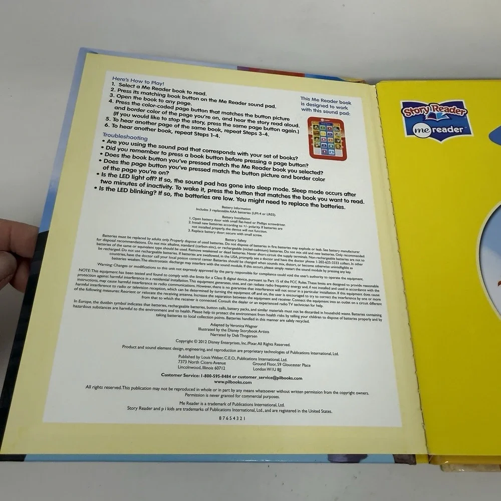 Disney  Me Reader Books Lot Of 7 Smart Pad Story Books - Dory‎ Goofy Lion King